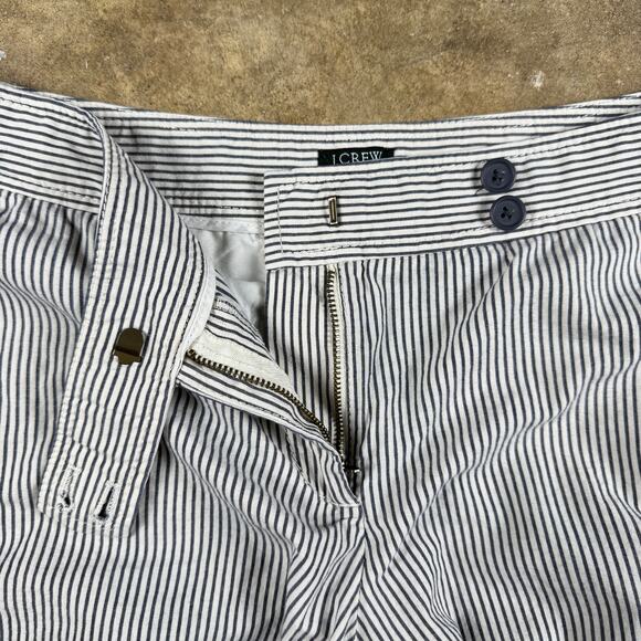 J.Crew Women’s Size‎ 8 Striped 100% Cotton Shorts Nautical Summer - Picture 3 of 10